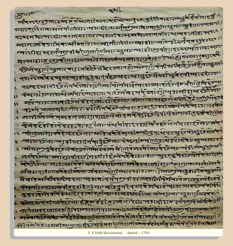 Cloth Manuscript